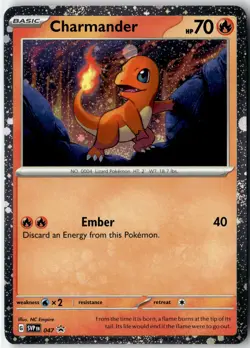 Charmander (Cosmos Holo) 047 Holo Promo Scarlet & Violet Promo Pokemon Holo NM - Image 1