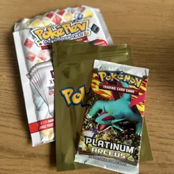 Pokemon Platinum Arceus Sealed Booster Pack Vintage Unweighed - Image 1