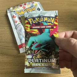 Pokemon Platinum Arceus Sealed Booster Pack Vintage Unweighed - Image 2