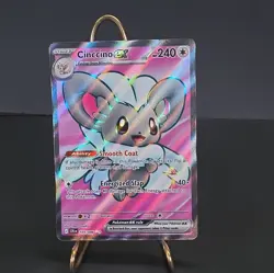 Pokemon Cinccino ex Ultra Rare Full Art Holo 105/086 English 240 HP - Image 1