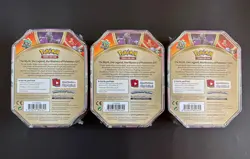 3 Tin Set Necrozma, Ho-Oh, Marshadow GX Mysterious Powers Sealed Pokemon TCG - Image 2