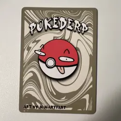 Quack (Psyduck) Breakout 6/8 - 1st Edition Pokederp Pokemon Fan Art Holo - NM - Image 2