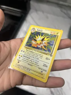 WOTC Voltali (Jolteon) 4/64 Jungle Holo Rare 70 HP French 1999 (LP+) - Image 1