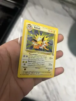 WOTC Voltali (Jolteon) 4/64 Jungle Holo Rare 70 HP French 1999 (LP+) - Image 3