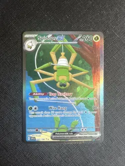 Pokemon TCG Spidops EX 243/198 Illustration Scarlet & Violet Base Set - Image 1