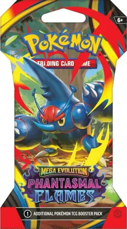 Pokemon TCG Phantasmal Flames Sleeved Booster Pack Factory Sealed - Image 4