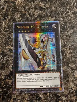 Yugioh Number 39: Utopia QCR - TN23-EN013 - Quarter Century SR - NM - Image 1