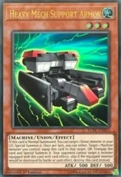 Heavy Mech Support Armor - LCKC-EN023 - Ultra Rare - 1st Edition - Yugioh - Image 1