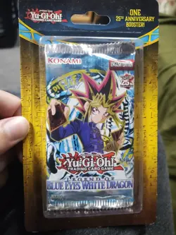 Yugioh Legend Of Blue Eyes White Dragon 25th Anniversary Sealed Blister - Image 1