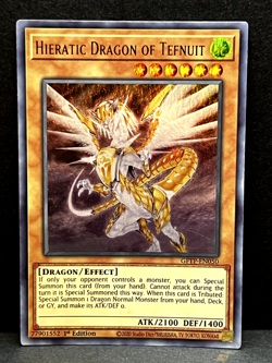 Hieratic Dragon of Tefnuit GFTP-EN050 Ultra Rare 1st Edition YuGiOh! TCG - NM - Image 1