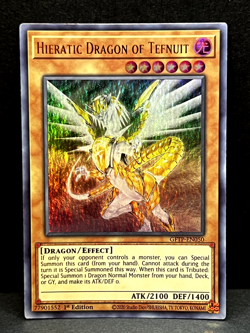 Hieratic Dragon of Tefnuit GFTP-EN050 Ultra Rare 1st Edition YuGiOh! TCG - NM - Image 2
