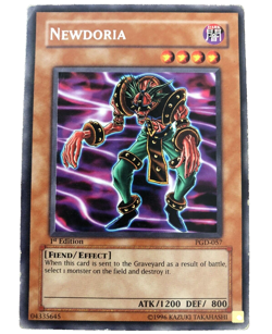 YuGiOh Newdoria PGD-057 1st Edition Rare Pharaonic Guardian Card Used - Image 1