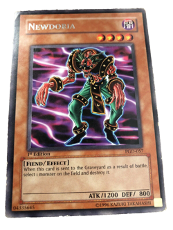 YuGiOh Newdoria PGD-057 1st Edition Rare Pharaonic Guardian Card Used - Image 2