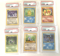 Vintage Pokemon Cards 1st Edition Team Rocket PSA Graded Lot Fresh Cert - Image 1