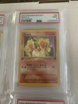 Vintage Pokemon Cards 1st Edition Team Rocket PSA Graded Lot Fresh Cert - Image 4