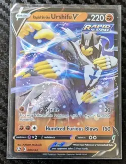 Rapid Strike Urshifu V 087/163 Battle Styles Ur Holo Pokemon Card - Image 1