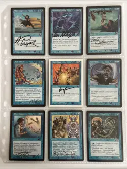 NN-1 Mixed Lot Of Signed Magic The Gathering Cards - Image 1