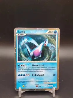 Lugia SL7 Call of Legends Holo DMG Pokemon Card - Image 1