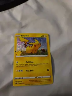 Pokemon Pikachu General Mills 25th Anniversary Stamped Holo Foil Promo Card MINT - Image 1