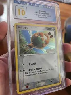 (POP 2) CGC 10 Pokemon EX Legend Maker SENTRET Stamped Reverse Holo 62/92 Card - Image 1
