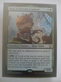 Loot, Exuberant Explorer NM Foundations Rare Magic The Gathering Card - Image 1