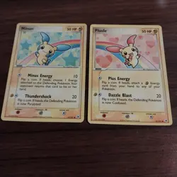 Plusle 69 & Minun 67 Lot Of 2 Pokemon Cards Hidden Legends NM/LP - Image 2