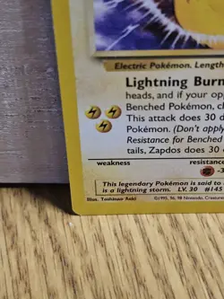 Zapdos #23 Non-Holo 1999 Promo Pokemon Card TCG - Image 5