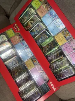 Pokemon Prismatic Evolutions 8 Mini-Tins Promo Cards Costco 2-Pack - NEW IN HAND - Image 1