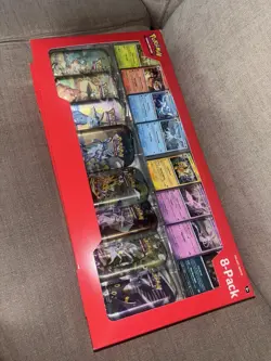 Pokemon Prismatic Evolutions 8 Mini-Tins Promo Cards Costco 2-Pack - NEW IN HAND - Image 3