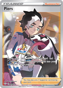 Pokemon Shining Fates Full Art Piers 069/072 - Near Mint (NM) - Image 1