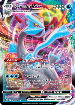 Pokemon Lost Origin Full Art Kyurem VMAX 049/196 - Near Mint (NM) - Image 1