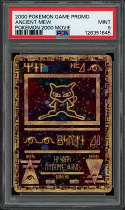 Pokemon PSA 9 Mint 2000 Movie Promo Ancient Mew - Image 1