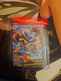 Mega Lucario Ex Alternate Art 179/132 Mega Evolution Secret Rare Pokemon Card NM - Image 1