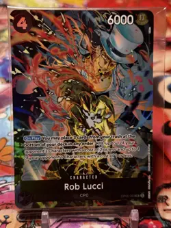 ROB LUCCI - One Piece OP05-093 - SEALED PROMO Super Rare - Illustration Box EX - Image 1