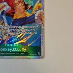 Bandai Monkey D. Luffy PRB02-005 Premium Booster The Best SR Foil 4C 5000 - Image 5