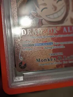 2023 ONE PIECE OP03 PILLARS STRENGTH 012 MONKEY D. LUFFY PSA 10 WANTED POSTER SP - Image 4