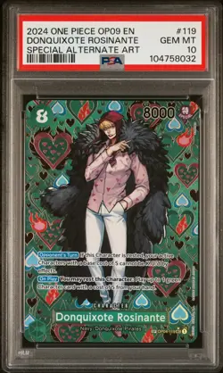 ONE PIECE OP09 - EMPERORS IN THE NEW WORLD 119 DONQUIXOTE ROSINANTE SPECIAL ALT - Image 1