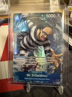 Mr.3 (Galdino) Alternate Art SR (OP16-056) The Time of Battle - Image 1