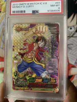 2012 ONE PIECE ONEPY BERRY MATCH IC VOL.6 01 MONKEY D. LUFFY - Image 2