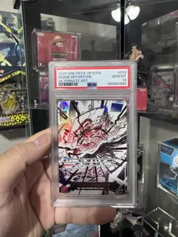 2025 ONE PIECE OP10-ROYAL BLOOD ALTERNATE ART #019 DIVINE DEPARTURE PSA 10 - Image 1