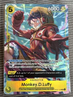 Monkey.D.Luffy OP07-109 (Illustration Box Vol.3) SR One Piece Promo - Image 1