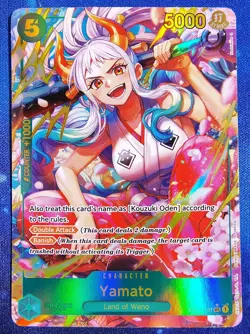 One Piece TCG Yamato OP01-121 PRB-01 Alternate Art Secret Rare The Best English - Image 1