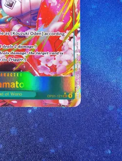 One Piece TCG Yamato OP01-121 PRB-01 Alternate Art Secret Rare The Best English - Image 3