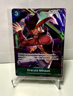 One Piece Dracule Mihawk ST12-003 Illustration Box Vol 4 English Promo Sealed - Image 1