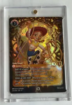 Ravensburger Disney Lorcana Jessie Lively Cowgirl 223/204 Enchanted Foil EN - Image 1