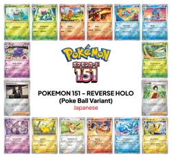 Pokemon 151 - Poke Ball Reverse Holo NM Japanese SV2a! CHOOSE YOUR OWN CARD! - Image 1