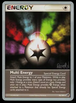 Pokemon Card FireRed & LeafGreen Multi Energy 103/112 Rare - Image 1