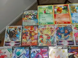 HUGE Lot Of 55 JUMBO Pokemon Cards Mixed Eras! V-Union, VSTAR, V, EX, Full Art - Image 3
