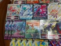 HUGE Lot Of 55 JUMBO Pokemon Cards Mixed Eras! V-Union, VSTAR, V, EX, Full Art - Image 5