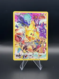 Pikachu (Secret) 160/159 SWSH: Crown Zenith Holo Pokemon Card NM - Image 1